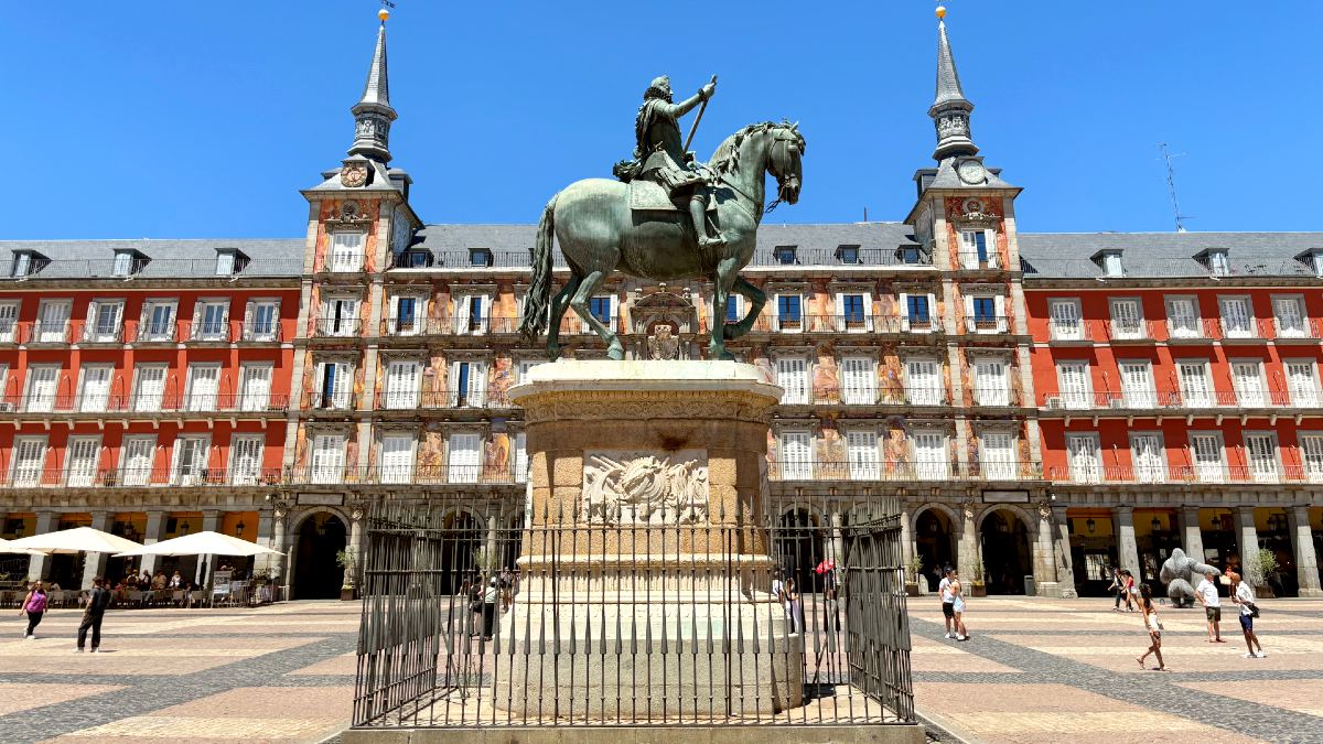 Statua equestre Felipe Plaza Mayor