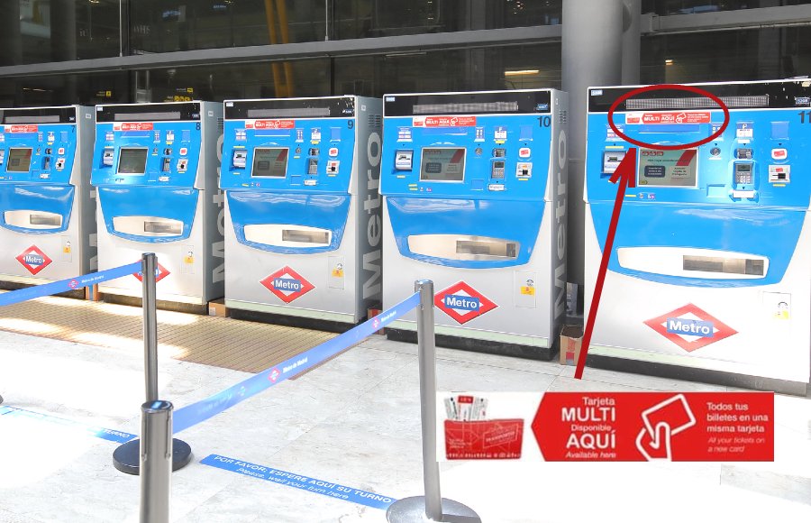 Biglietti Metro Madrid