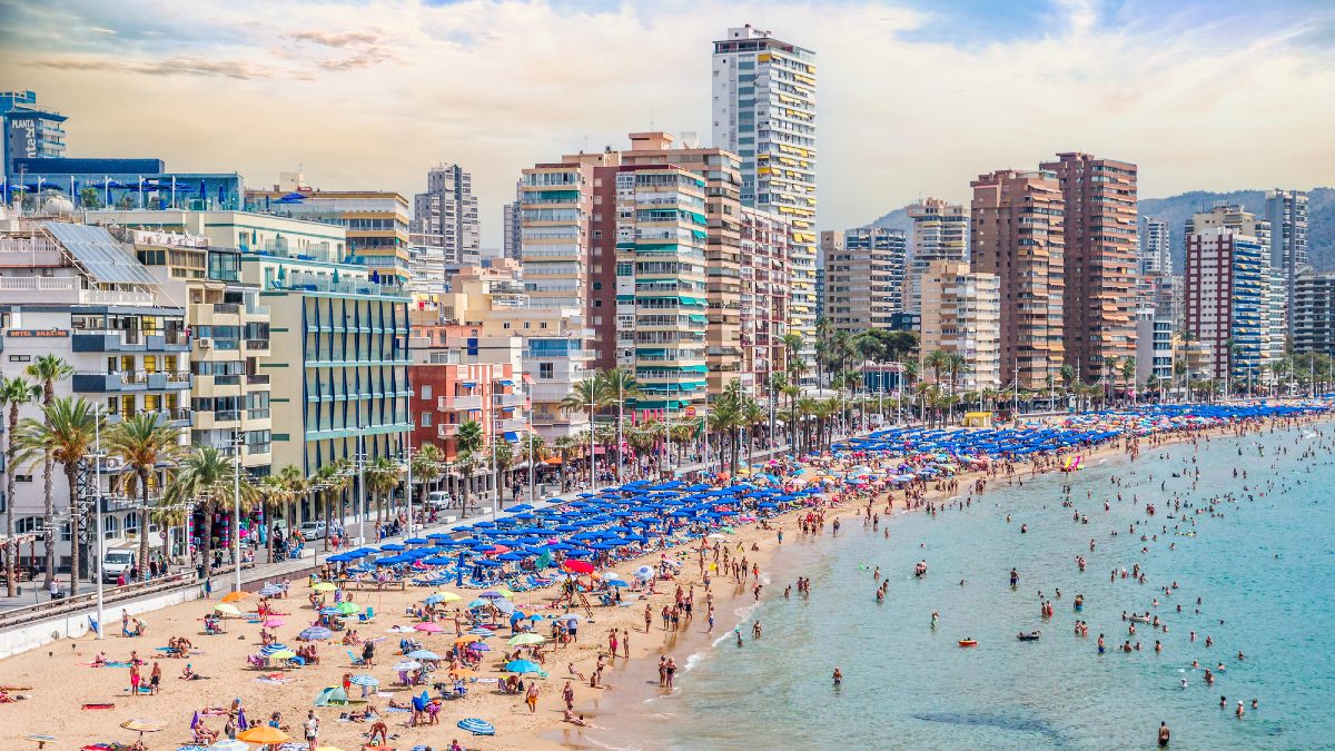 Playa de Levante Benidorm Spagna