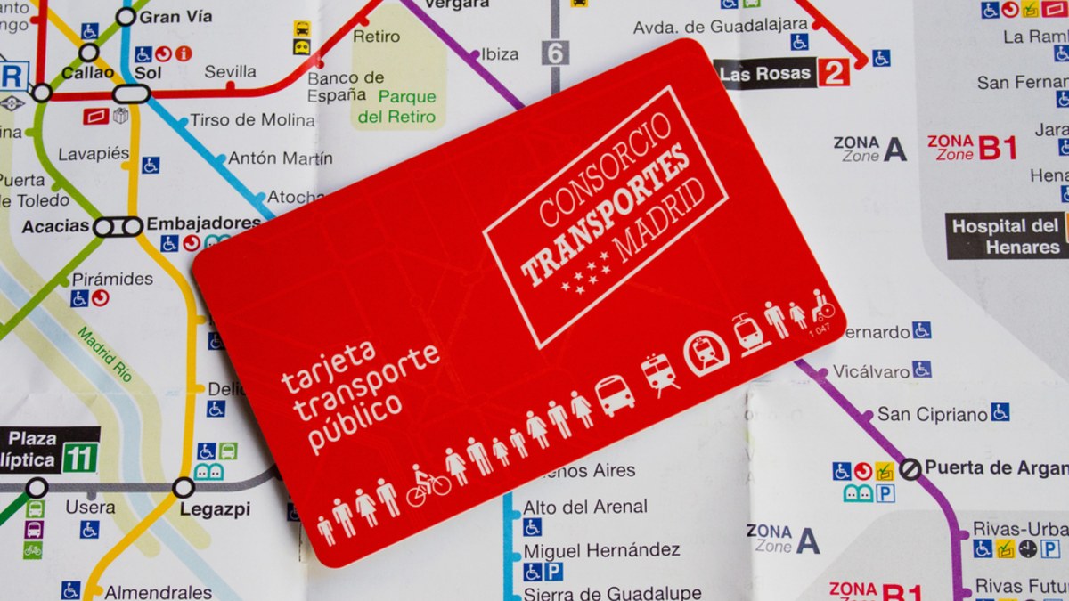 Tarjeta Multi Madrid Metro