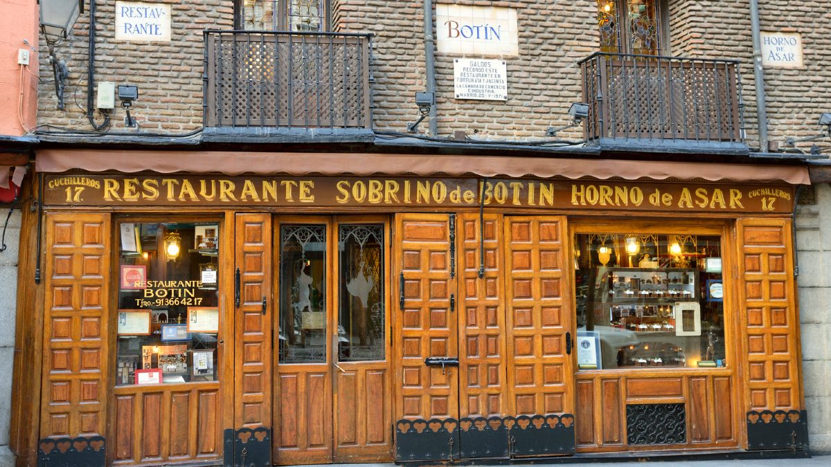 Botin ristorante piu antico al mondo Madrid